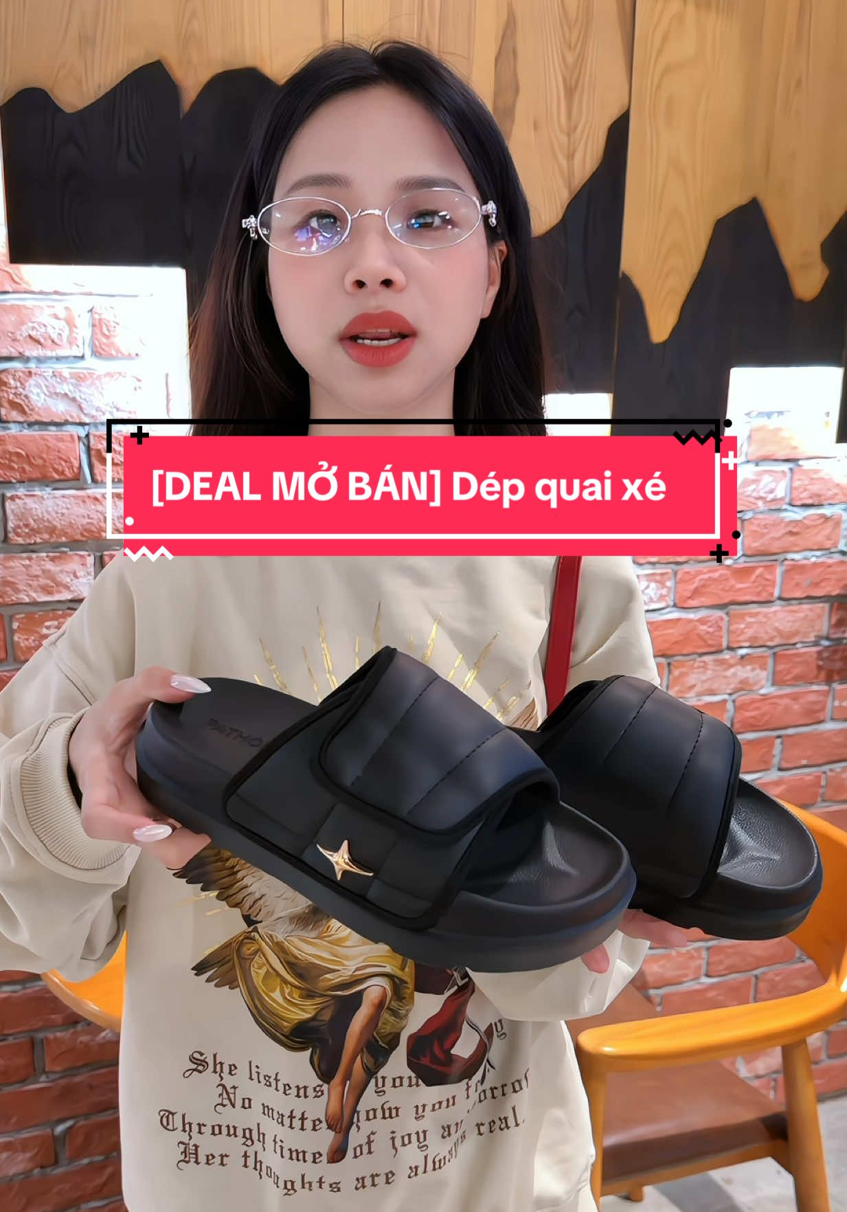 [DEAL MỞ BÁN] Dép quai xé Nam Nữ #xuhuong #giaydep #depquaingang #depnamnu 