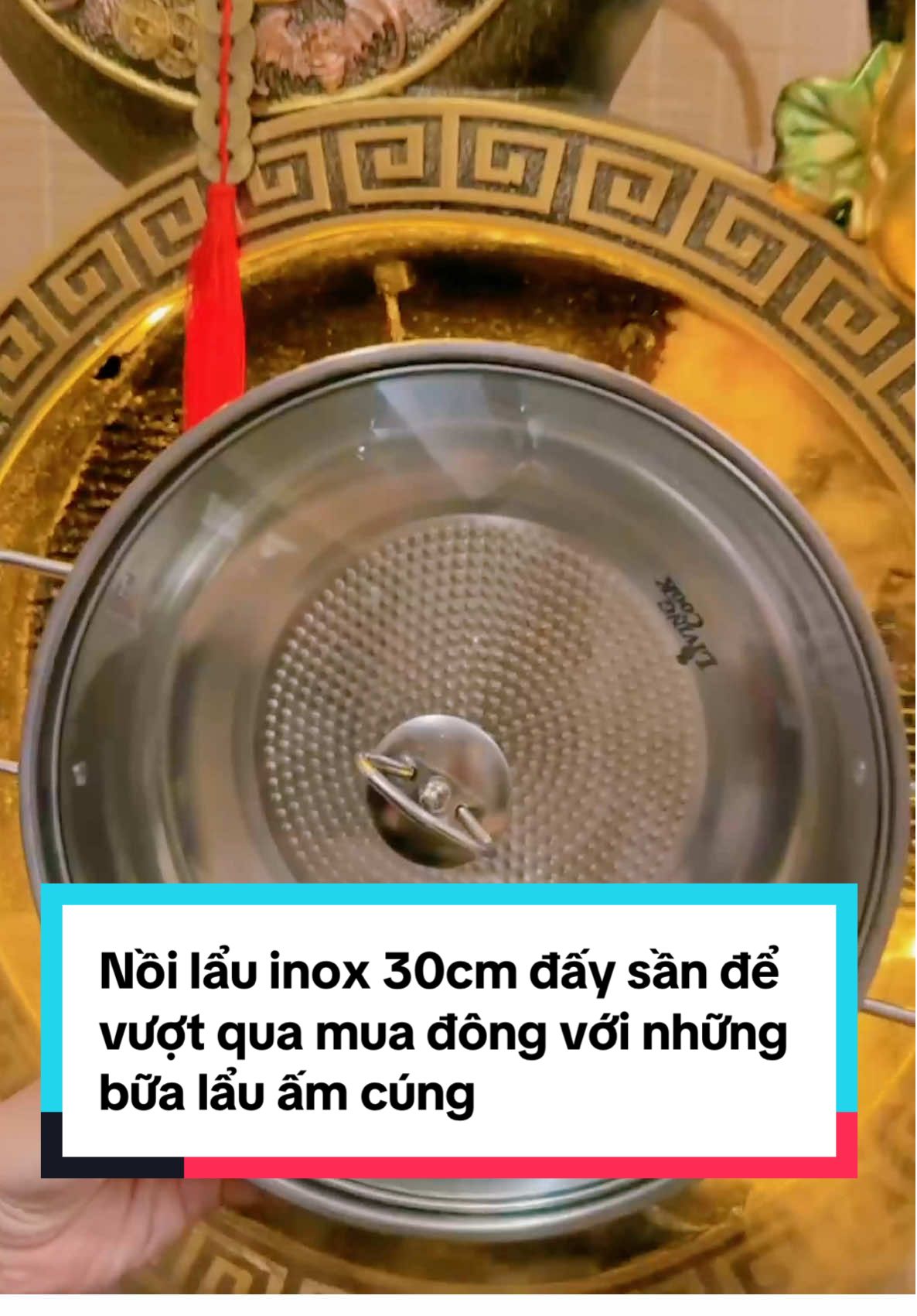Nồi lẩu inox 304 sáng bóng giúp bạn có những bữa ăn ngon để vượt qua mùa đông #noilau #anlautainha #anuongcungkingmart6868 #kingmart6868 #noiinox 