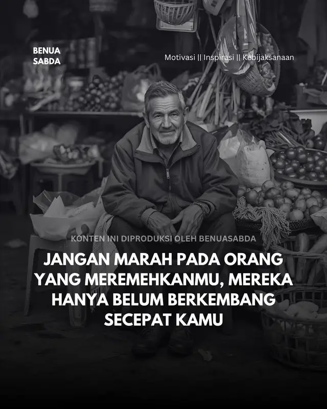 Ketika seseorang meremehkanmu, naluri pertama yang muncul sering kali adalah marah. Kamu ingin membuktikan, ingin menjelaskan, ingin membuat mereka mengerti bahwa kamu tidak seperti yang mereka pikirkan. Tapi semakin kamu berusaha meyakinkan mereka, semakin kamu lelah. Karena orang yang sudah menutup pikirannya tidak bisa dibuka dengan kata-kata. Mereka hanya akan mengerti melalui waktu — dan melalui hasil. Jadi, jangan buang tenagamu untuk marah. Kadang, orang yang meremehkanmu bukan karena mereka lebih tahu, tapi karena mereka belum tumbuh sejauh kamu. Mereka menilai dengan cara pandang yang sempit, menakar hidup dengan ukuran yang dulu pernah mereka pahami. Mereka belum sampai pada tahap di mana perubahan dianggap wajar, kegigihan dianggap keren, dan keheningan dianggap kekuatan. Mereka masih sibuk membandingkan, bukan belajar. Masih sibuk menertawakan, bukan memahami. Bukan karena jahat, tapi karena mereka belum berkembang secepat kamu. 1. Mereka Menilai Dari Posisi yang Belum Mencapai Apa yang Kamu Lalui Sering kali, orang yang meremehkan sebenarnya tidak paham betapa berat perjalananmu. Mereka hanya melihat permukaan: keputusanmu yang berbeda, arah hidupmu yang tidak seperti kebanyakan, atau tekadmu yang dianggap aneh. Mereka tidak tahu berapa kali kamu jatuh sebelum bisa berdiri tegak, atau berapa banyak keraguan yang kamu lawan sendirian. Dan karena mereka belum pernah berjalan sejauh itu, mereka menilai dari jarak yang aman — dari luar, tanpa benar-benar tahu apa yang terjadi di dalam. Maka jangan heran kalau ucapan mereka terdengar mengecilkan. Mereka hanya belum pernah berada di posisi di mana kamu berdiri. 2. Kadang, Mereka Menertawakan Hal yang Belum Mereka Pahami Dulu kamu pun mungkin seperti mereka — menertawakan hal-hal yang belum kamu mengerti. Tapi waktu dan pengalaman mengubah cara pandangmu. Sekarang kamu tahu, tidak semua orang bisa memahami hal yang belum mereka alami. Dan meremehkan sering kali jadi mekanisme pertahanan diri: mereka mencoba merasa lebih tinggi agar tidak merasa tertinggal. Jadi, ketika kamu mendengar ejekan atau komentar yang meremehkan, jangan langsung tersulut. Anggap saja mereka sedang berbicara dari ketakutan mereka sendiri. Karena orang yang benar-benar percaya diri tidak butuh merendahkan orang lain. 3. Kamu Tidak Perlu Membuktikan, Cukup Terus Berkembang Membuktikan diri lewat amarah hanya akan menguras energi yang seharusnya bisa kamu pakai untuk tumbuh. Orang yang sudah jauh tidak menoleh ke belakang hanya untuk menjelaskan jalannya. Biarkan hasil bicara pada waktunya. Biarkan prosesmu menunjukkan hal yang tak bisa dijelaskan dengan kata-kata. Kamu tidak butuh pengakuan dari mereka. Pengakuan terbesar datang dari dirimu sendiri — dari kesadaran bahwa kamu tidak lagi di tempat yang sama seperti dulu. Dan jika kamu bisa terus berkembang, perlahan dunia akan melihatmu dengan cara yang berbeda, bahkan tanpa kamu perlu mengatakan apa pun. 4. Mereka Akan Mengerti, Tapi Tidak Sekarang Akan datang waktunya ketika orang-orang yang dulu meremehkanmu mulai diam. Mereka akan melihatmu mencapai hal-hal yang dulu mereka bilang mustahil. Mereka akan menyadari bahwa apa yang dulu mereka anggap “aneh” ternyata adalah langkah berani yang mereka sendiri tidak mampu ambil. Tapi ketika waktu itu tiba, kamu sudah tidak punya alasan untuk dendam. Kamu akan tersenyum, bukan karena ingin membalas, tapi karena akhirnya kamu paham: tidak semua orang bisa berjalan dalam kecepatan yang sama. Jadi, jangan marah pada orang yang meremehkanmu. Kasihani mereka sedikit, pahami mereka secukupnya, tapi jangan biarkan kata-kata mereka mengubah langkahmu. Karena kamu sedang tumbuh, sementara mereka masih belajar untuk berani mulai. Dan pada akhirnya, yang akan membedakan bukan siapa yang paling banyak bicara, tapi siapa yang paling jauh melangkah.