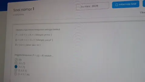 Soal TKA MTK 2025 #bocoransoaltka2025  #tkamatematika 