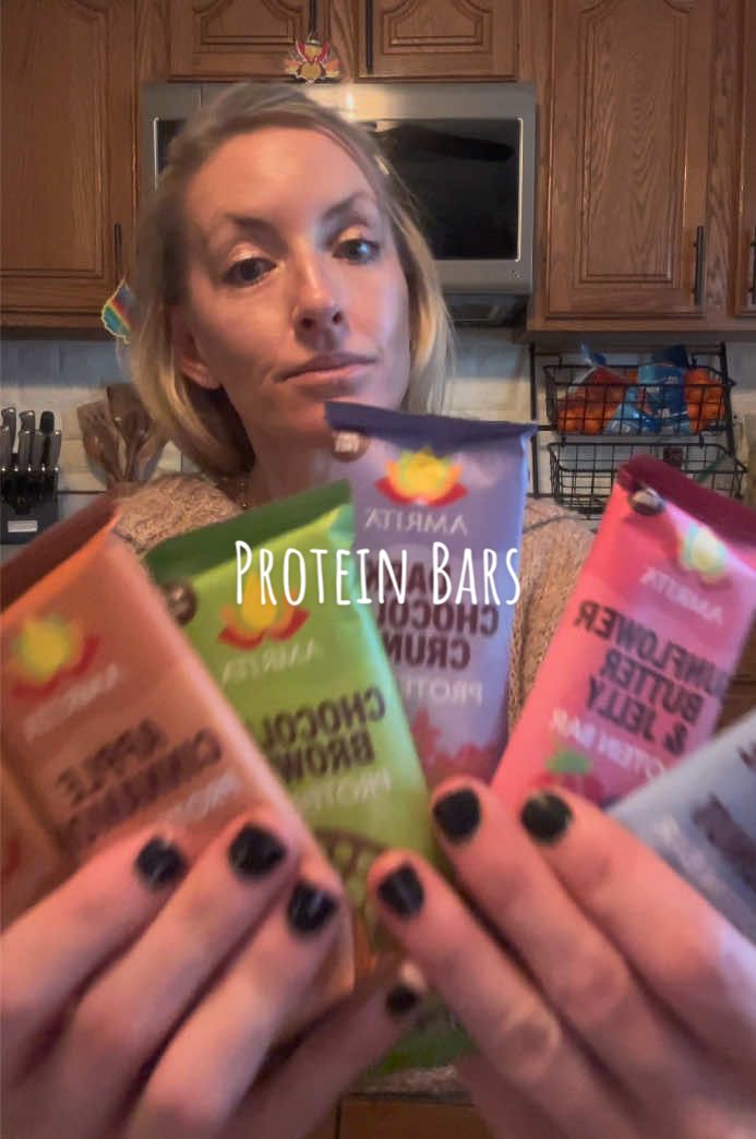 Get your protein & fiber with these tasty protein bars! Use my link to order! @Amrita Protein Bars #protein #fiber #proteinbar #postworkout #tiktokshopfinds