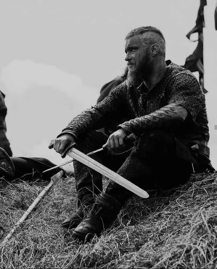 Ragnar Lothbrok is one of the most famous Viking warriors in Norse legends, a true symbol of bravery, leadership, and wisdom in battle. He was known for his fearless heart, seeing death not as an end but as a path to glory and eternal honor in Valhalla, the hall of warriors. Ragnar was a brilliant leader who used strategy and cunning before drawing his sword. He led great raids on England and France, spreading fear wherever he went. His courage and ability to inspire his men made him a legend among Vikings. Ragnar was not only a warrior but also the father of legendary sons like Bjorn Ironside and Ivar the Boneless, who carried on his legacy. Even in death, he faced his fate with pride, smiling as the serpents struck him, saying: “How the little pigs would grunt if they knew how the old boar suffers!” His name remains eternal—a symbol of fearless strength and unshakable courage #ragnarlothbrok  #Vikings  #ragnar 