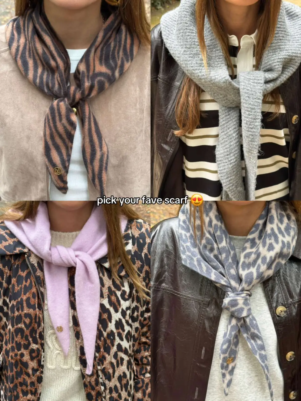 wrap it up in style 🤍 our new scarves in trending prints are the statement your winter look’s been waiting for! #myjewellery 