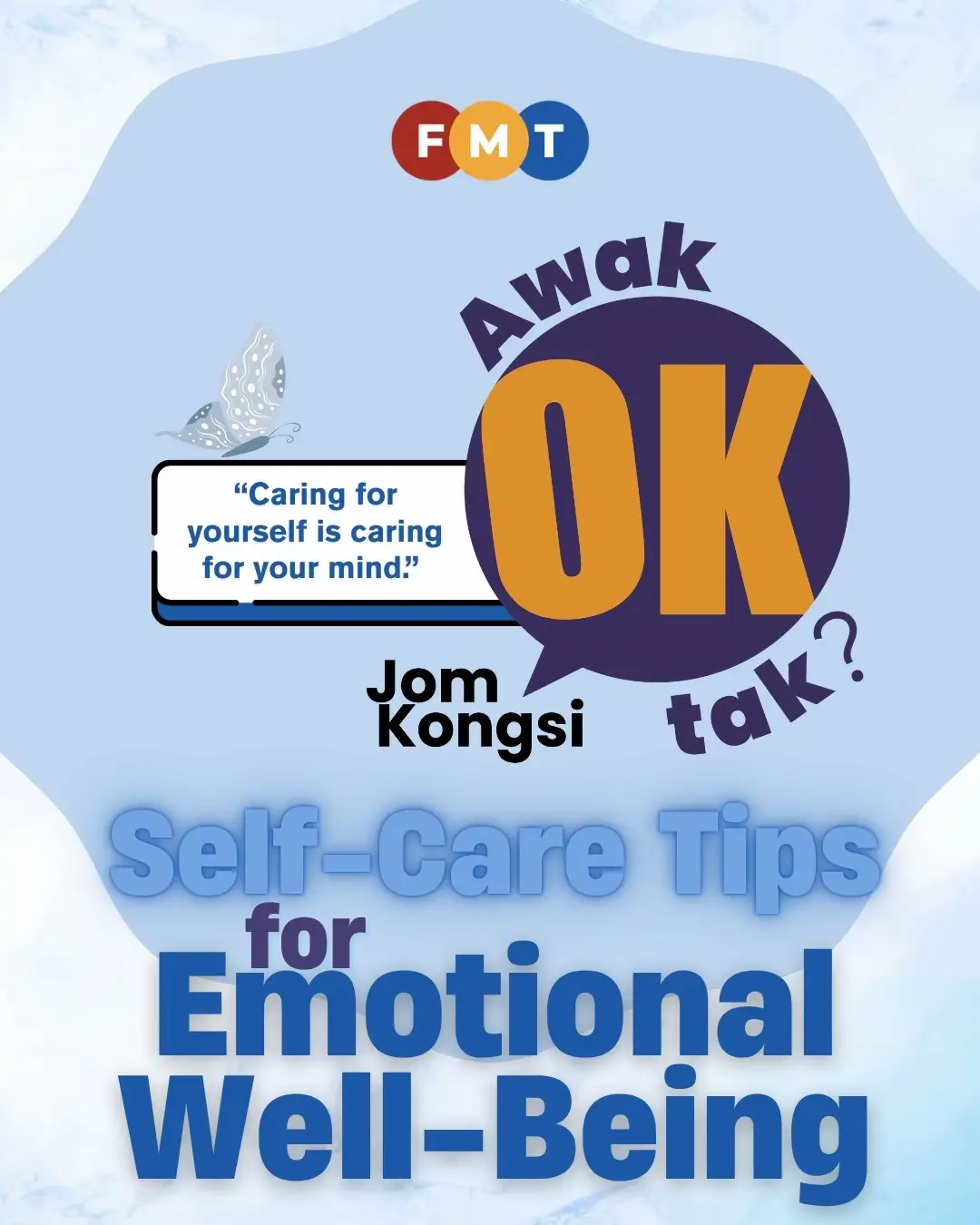 Self-care isn’t selfish — it’s essential.🌿 Here are a few simple ways to nurture your emotional wellbeing and refill your cup, one mindful moment at a time. 🍵 #FMTNews #FMTInfographic #fyp #Trending #Malaysia 