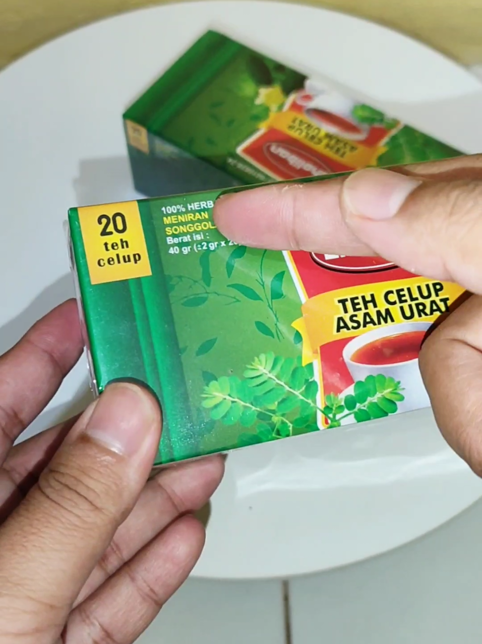 Teh Celup Herbal Asam Urat Mengandung Meniran dan Songgolangit. Praktis dan Herbal alami #asamurat #herbalasamurat #asamuratherbal #tehcelupasamurat #gajiansale 