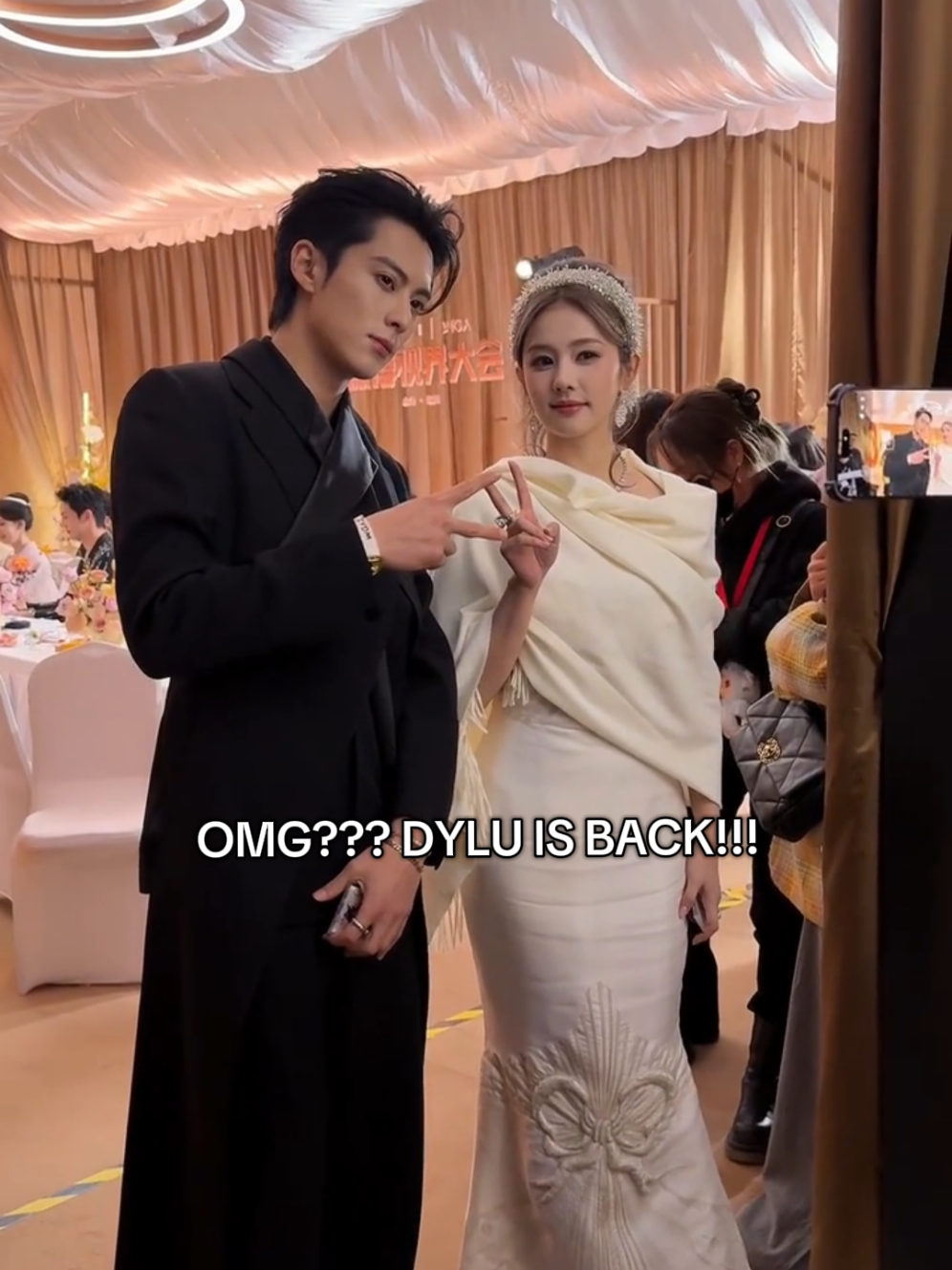 i think they knew it's OFL's second anniversary 🤭 #bailu #白鹿 #wanghedi #onlyforlove #chinesedrama 