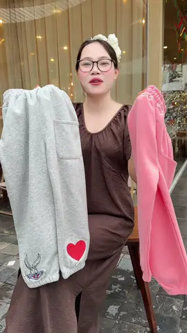 Quần nỉ bé gái thêu thỏ #quần #quanni #quannibegai #quanbegai #hientantam2000 