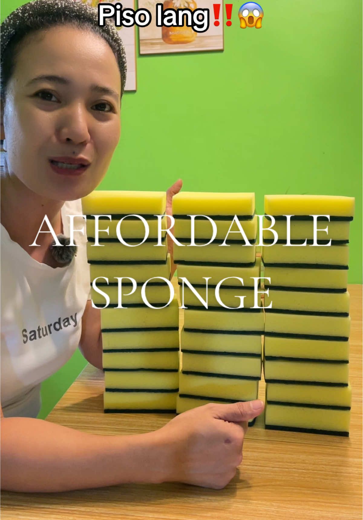 Palitan muna sponge mo dyan ang mura lang ng sponge dito sa tiktok #sponge #affordablesponge #diswashingsponge 