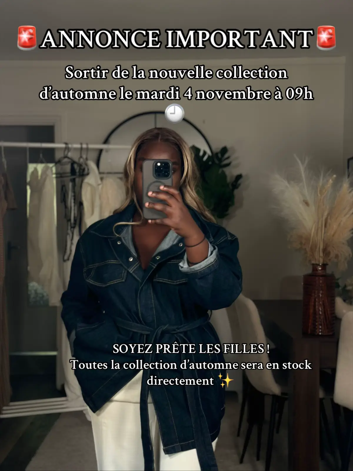 🚨 04/11 à 9h — Lancement officiel 🍁 Aucun préco, que du stock 🔥 Expédition 48h/72h 💨 Prête à shopper la nouvelle vibe ? 💋 #collectionautomne #fallvibes #pourtoi #automne #fashiontiktok 