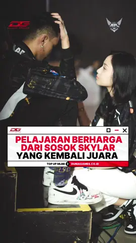 Akhirnya Bang Ler @skylar_ bisa angkat piala lagi, couple apipi yang ini harus langgeng pokoknya @RRQ Dyffaa  #duniagames #satusatunyadidunia #MLBB #ONIC #SKYLAR  