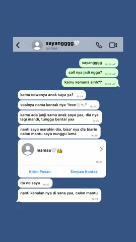 kaget jir malah mama nya yg ngebales🤭 #pov #sschat #xyzbca #fyp  ib:@hambel gureng 