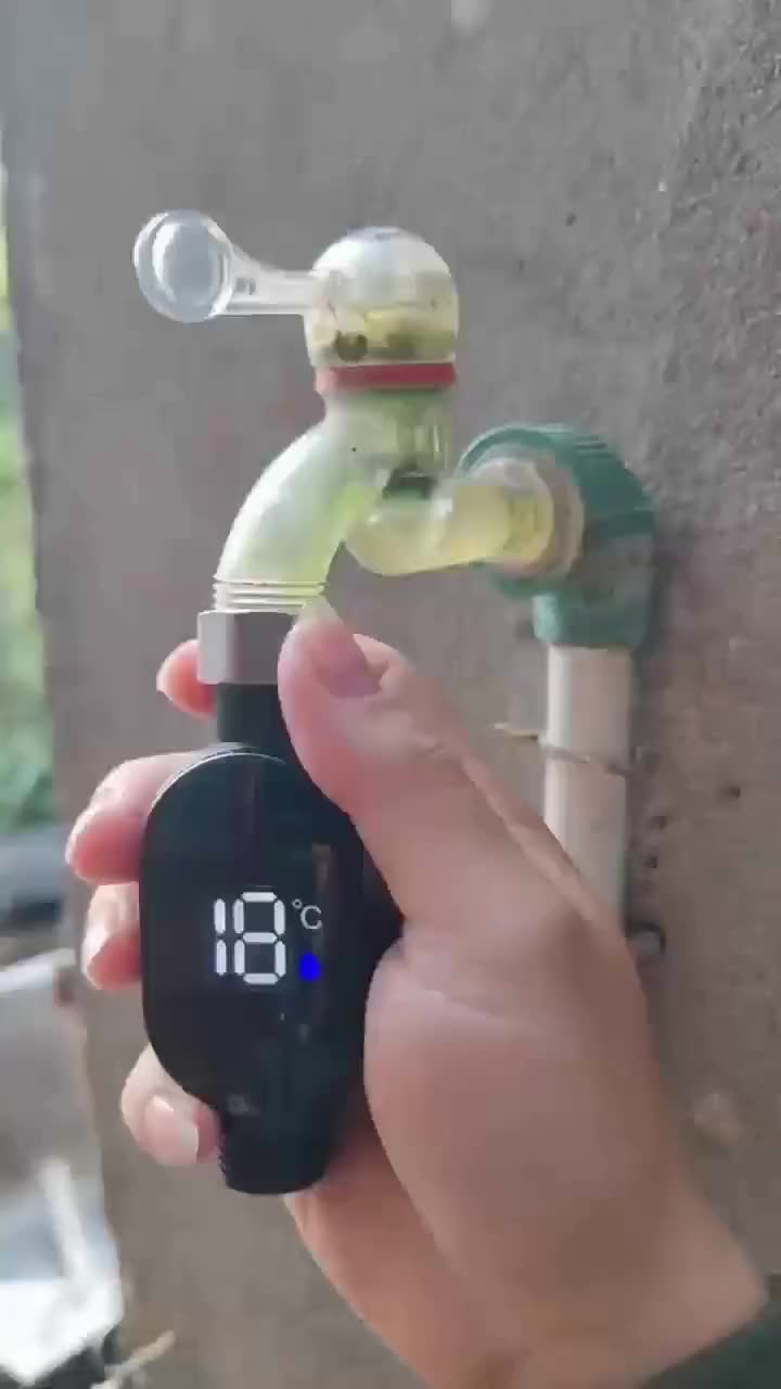 Shower Thermometer, Solar Powered, Temperature Measurement and Reception, Bathroom Accessories, For Home Use, Water Thermometer, Special 