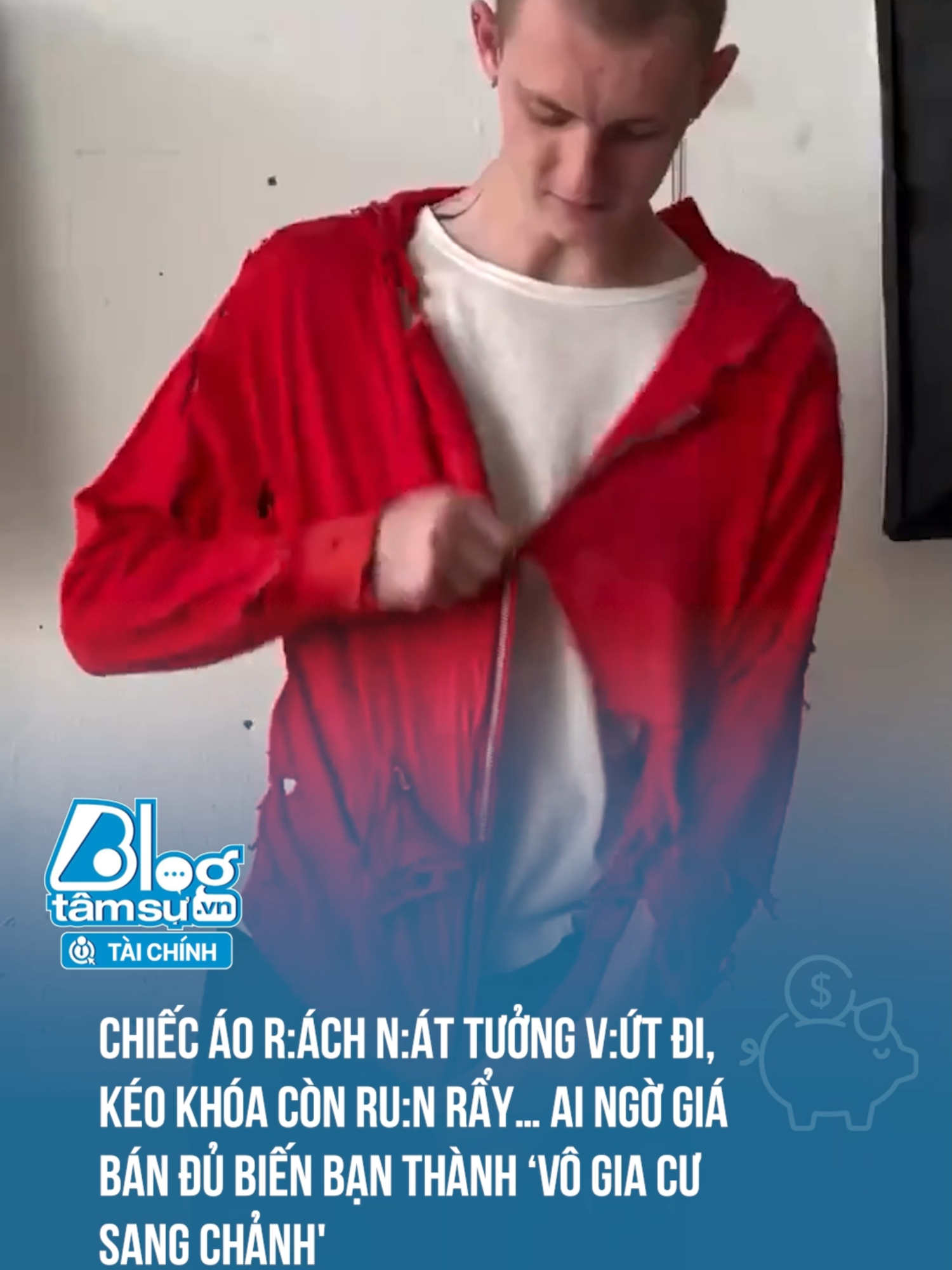 Áo rách giá nghìn đô #BTSmedia #blogtamsu #xuhuong #trending #xahoi #taichinh #video #tintuc #KinhTe #TikTokNews #TinTucMoi #KinhDoanh #tietkiem #dautu #flex #xh #doisong #luxury #luxurylife #flexing #fashion