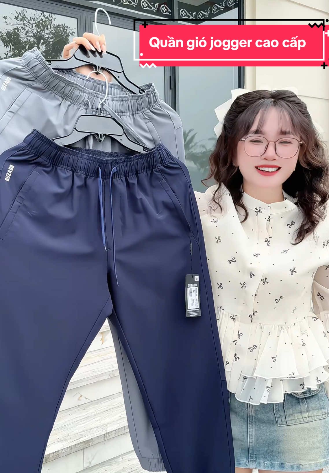 Quần gió jogger nam cao cấp tỷ mỉ chỉn chu từng đường kim nước chỉ #quanjogger #quanjoggernam #quangio #quannam #xuhuong 