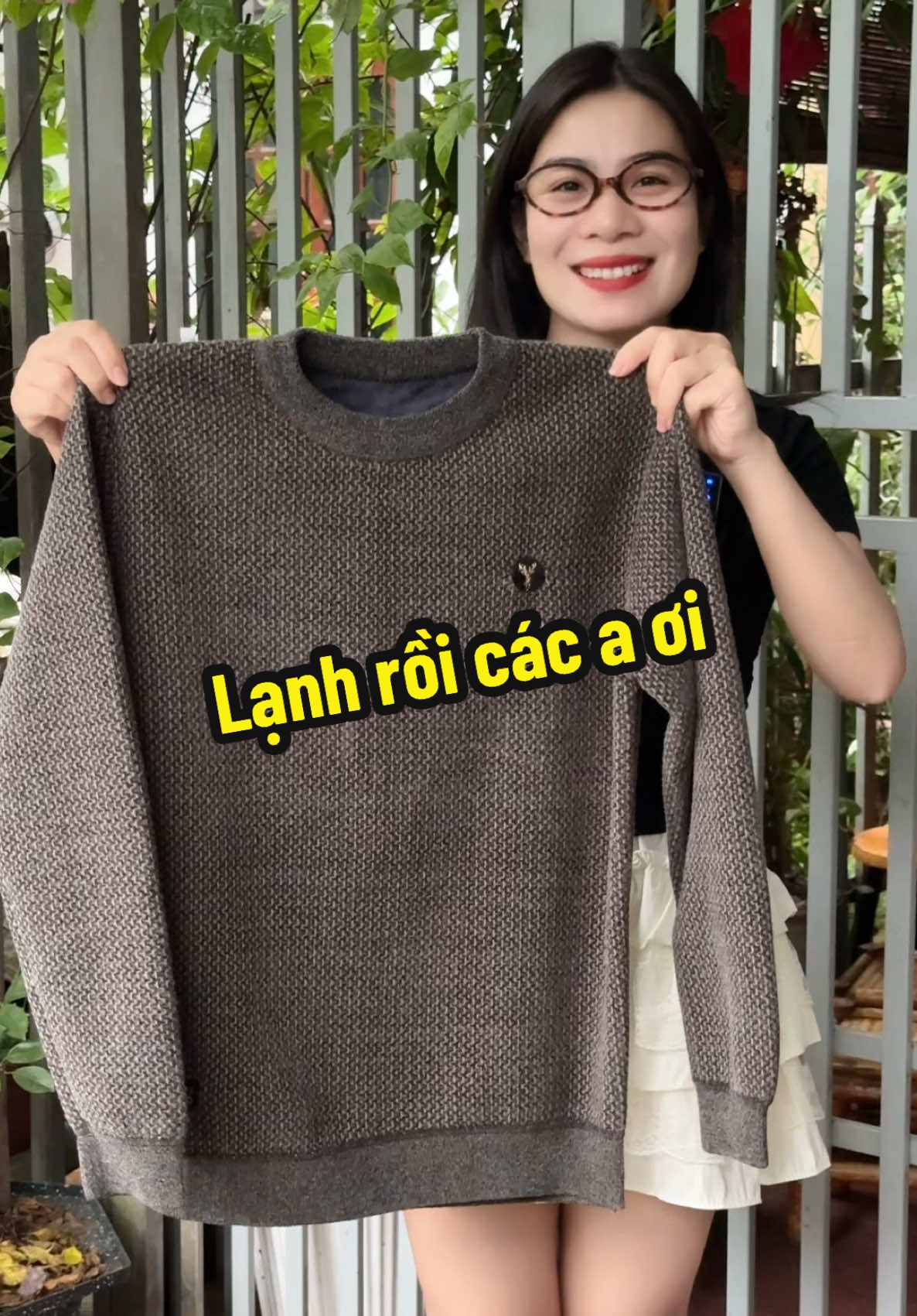 Lạnh rồi các a ơi, sắm áo len lót lông thui ạ #xuhuong #thoitrangnam #aolendetkim #aolenlotlong #aolen 