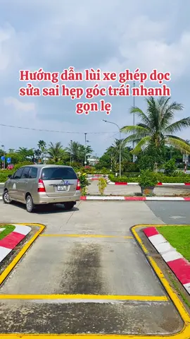 Hướng dẫn lùi xe ghép dọc sửa sai hẹp góc trái nhanh gọn lẹ #Dạyláixe #hoclaixeHocMon #hoclaixeQuan12 #hoclaixebHCM #botuctaylai 