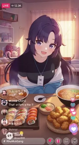 Yuuka Mukbang #hayaseyuuka #bluearchive #aigenerated 