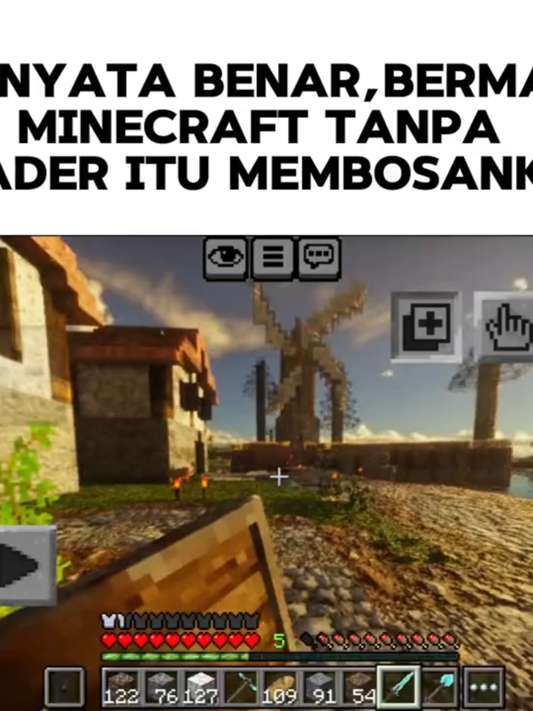 Ngelag dikit ga ngaruh,wajar kentang hehe #Minecraft #survival #fyp #poco #gadget #poco x3 gt spek #theend #pocox3gt #hardcore #pojav #xiaomi #minecraftjava #zalith #minecraftbedrock #mcpe #atlasclient