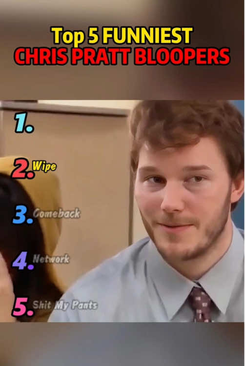 Chris Pratt's ‌UNHINGED‌ Bloopers That'll Make You ‌ROFL‌! 🤣 #chrispratt #usa #blooper #funnyvideo #parksandrec 