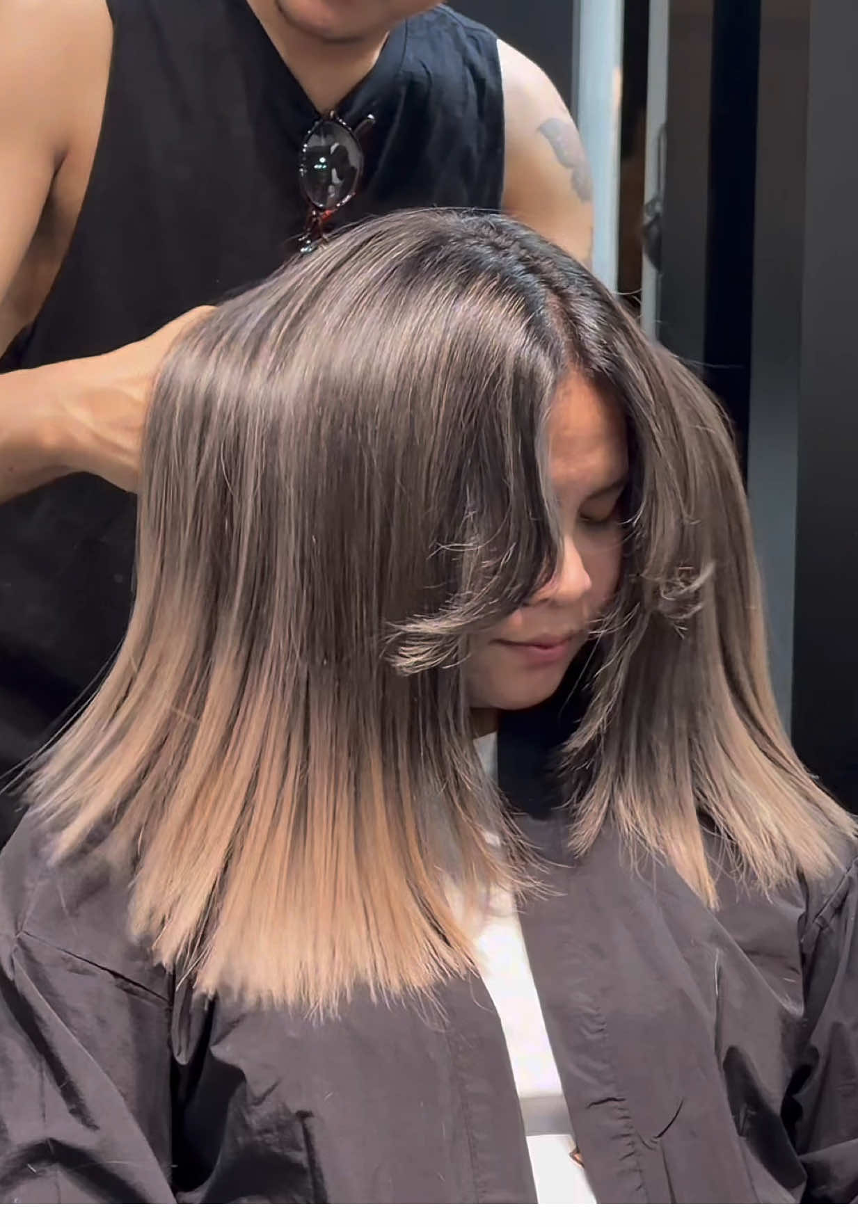 โทนสีผมที่ไม่ต้องเเต่งหน้าก็รอด อยู่ได้นาน #balayage #บาลายาจ #ช่างฟิวส์tiktok 