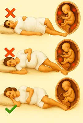 Avoid stress points and improve circulation #anatomy #MomsofTikTok #healthypregnancy #pregnantlife #sleepingposition 