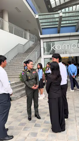 #spokeswoman #womeninuniform #CambodiaYouthForum #វេទិកាយុវជនកម្ពុជាឆ្នាំ២០២៥ #fyp 