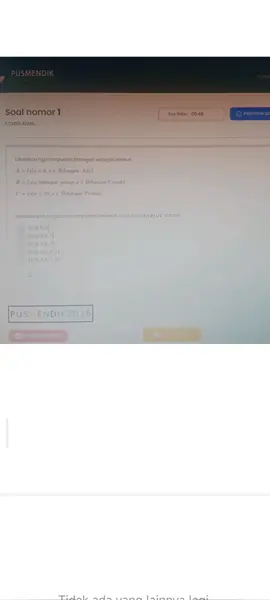 Soal TKA MTK sesi ke 3 #bocoransoaltka2025  #tkasesi3 