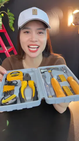 Từ siết ốc, đo điện đến cắt dây đều có đủ! Bộ sửa chữa gia đình 7 món – Gọn nhẹ, bền, dễ mang theo! #bodungcutienich #xh  #dochosuachua 🧰⚙️🏡
