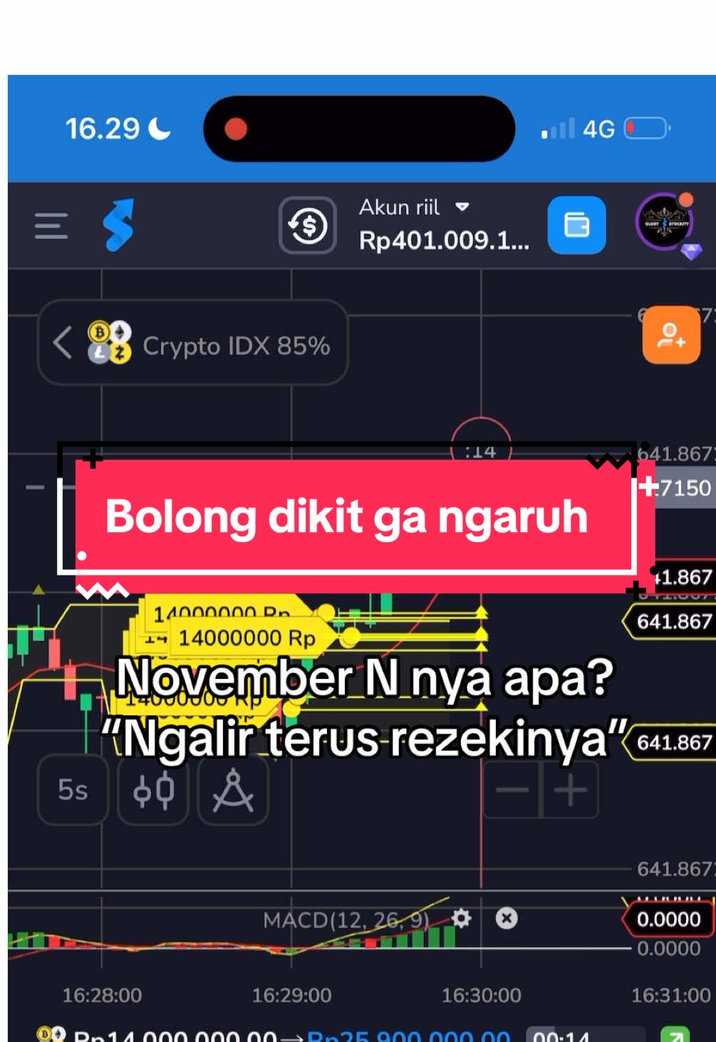 Recovery kemarin pas live😙#stockitytrading #stockity #trading #tradingforex #stockityid 