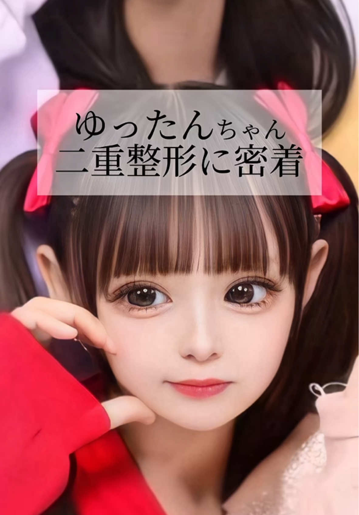 ゆったんちゃん@ゆったん 初めての二重整形を大公開　術直後から腫れてなくて可愛すぎる😳✨ #整形 #二重整形 #二重 #06 #sjk 