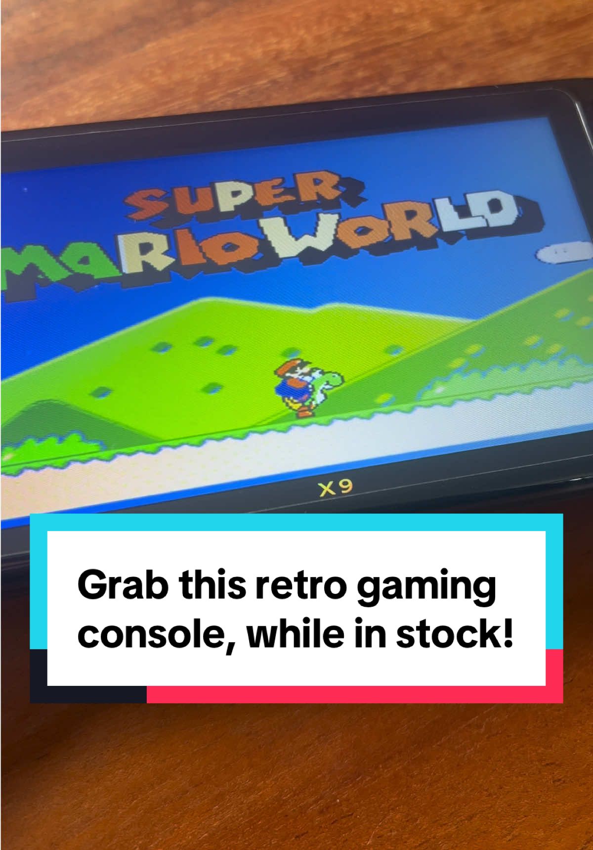 Unlock nostalgia with this X9 Handheld Retro Gaming Console! 🎮✨ Experience classic gaming on the go with thousands of built-in games, a vibrant display, and a sleek design. Perfect for retro enthusiasts and new gamers alike! Grab yours now and relive the golden age of gaming!  #RetroGaming #X9Console #GamingOnTheGo #Nostalgia #GamerLife