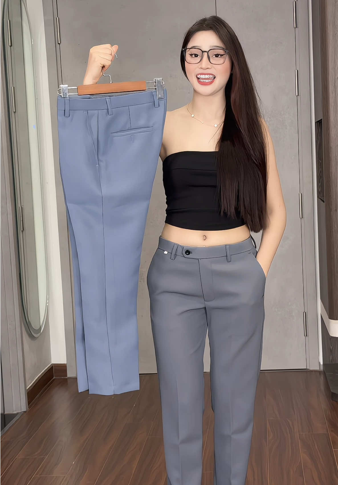 Quần âu form ống đứng #quanau 