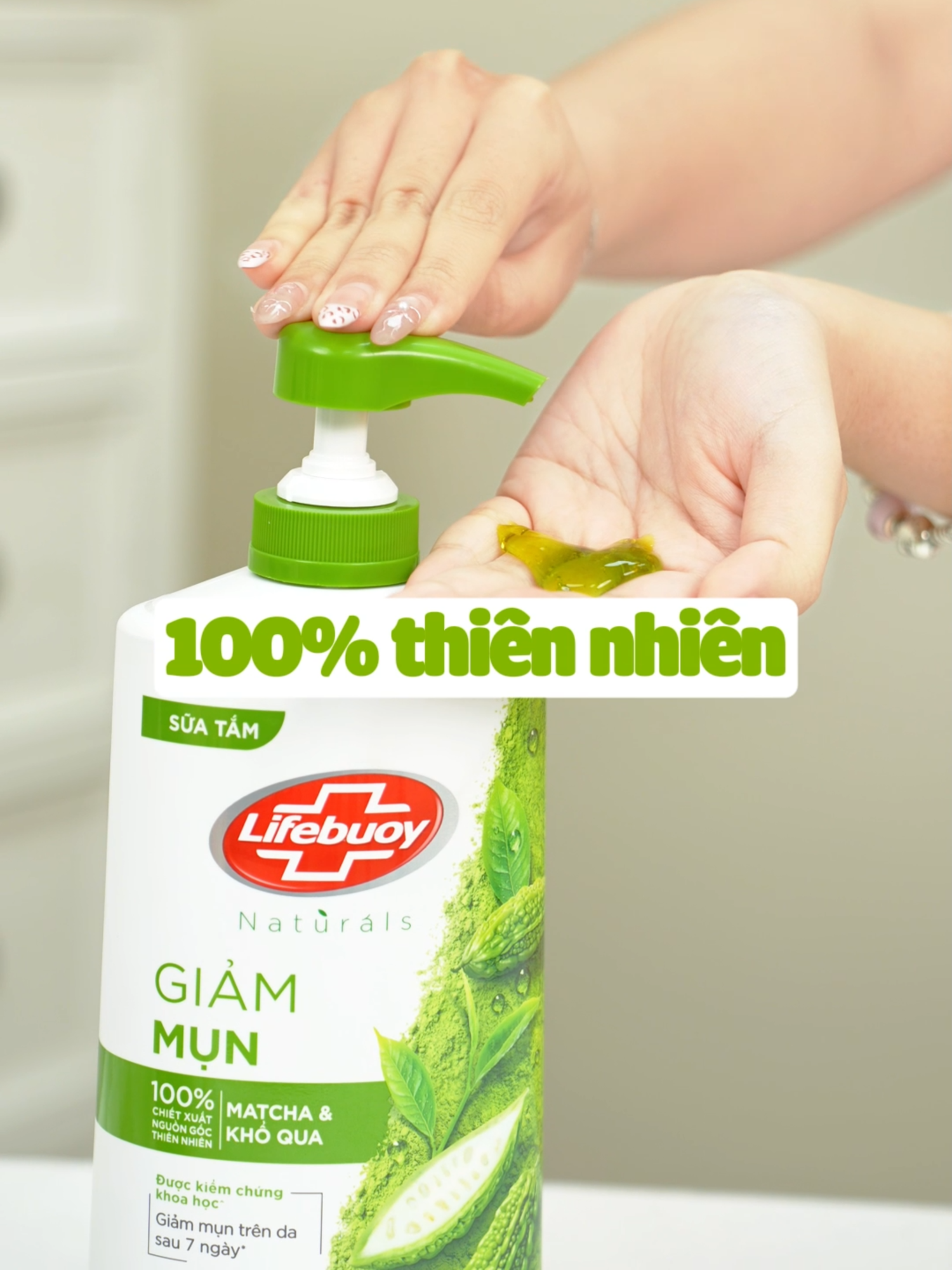 Cứ mỗi lần đổ mồ hôi là mụn li ti lại kéo nhau ‘bung nóc’ 😩 Giờ thì có Lifebuoy Matcha & Khổ Qua – sạch sâu, dịu da, 7 ngày thấy khác liền 💚 #Unileverchamsoccanhan #hoptaccungunilever #Lifebuoy