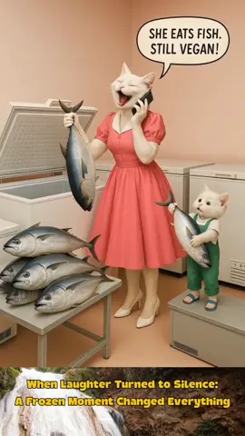 When Laughter Turned to Silence: A Frozen Moment Changed Everything #cutecats #funnycatshorts #catstories #ai #aifusic 