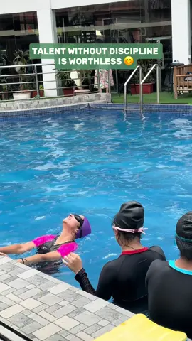 Anyone can float for a moment, but only discipline keeps you rising.  #swimmingeverydaynepal #swimmingeverydaypokhara #bestswimschoolinnepal #fypシ゚ #learntoswim 