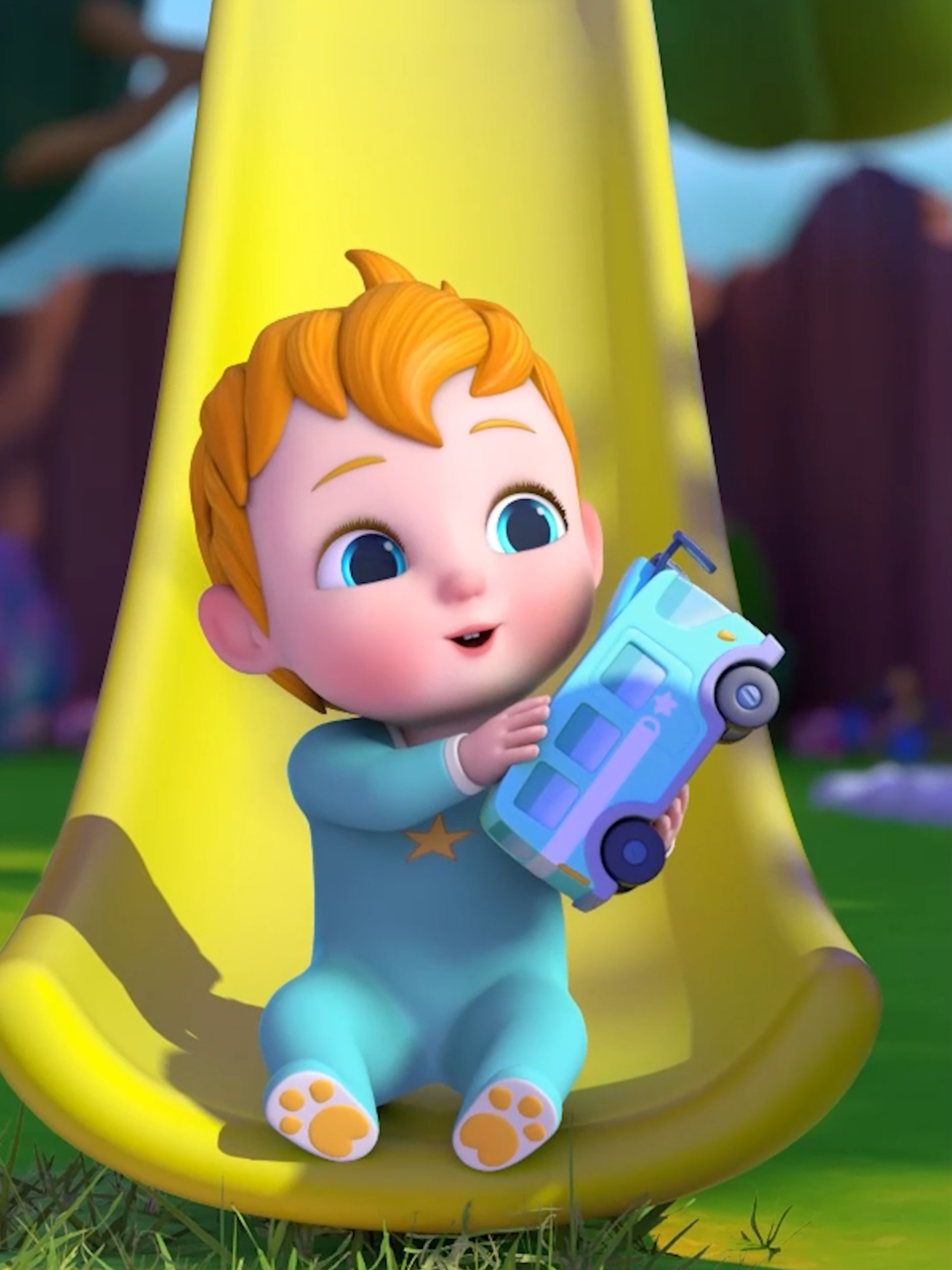 Ten Little Buses  #kids #baby #rhymes #toddler #children #preschool #animation #nunutv