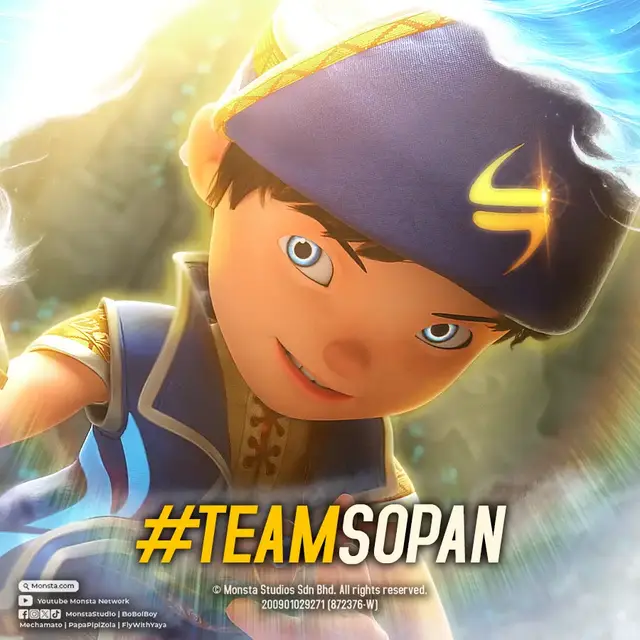 Salam perkenalan, hamba #BoBoiBoy Sopan ☀🌪 #TeamSopan