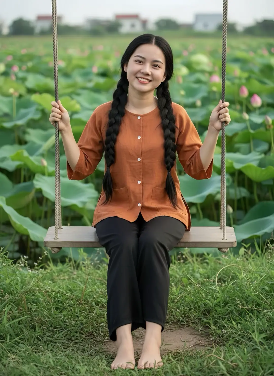 Bông lúa chín trên đồng em ơi bằng lòng không…  Ở bên đây này sông anh từng chiều trông ngóng #taoanhgemini #mientaysongnuoc #thinhhanh 