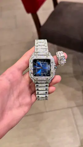 Combo full kim cương moissanite cho các ae thích lấp lánh #xuhuong #tajewelry #đồnghồ #donghonam #trangsức 