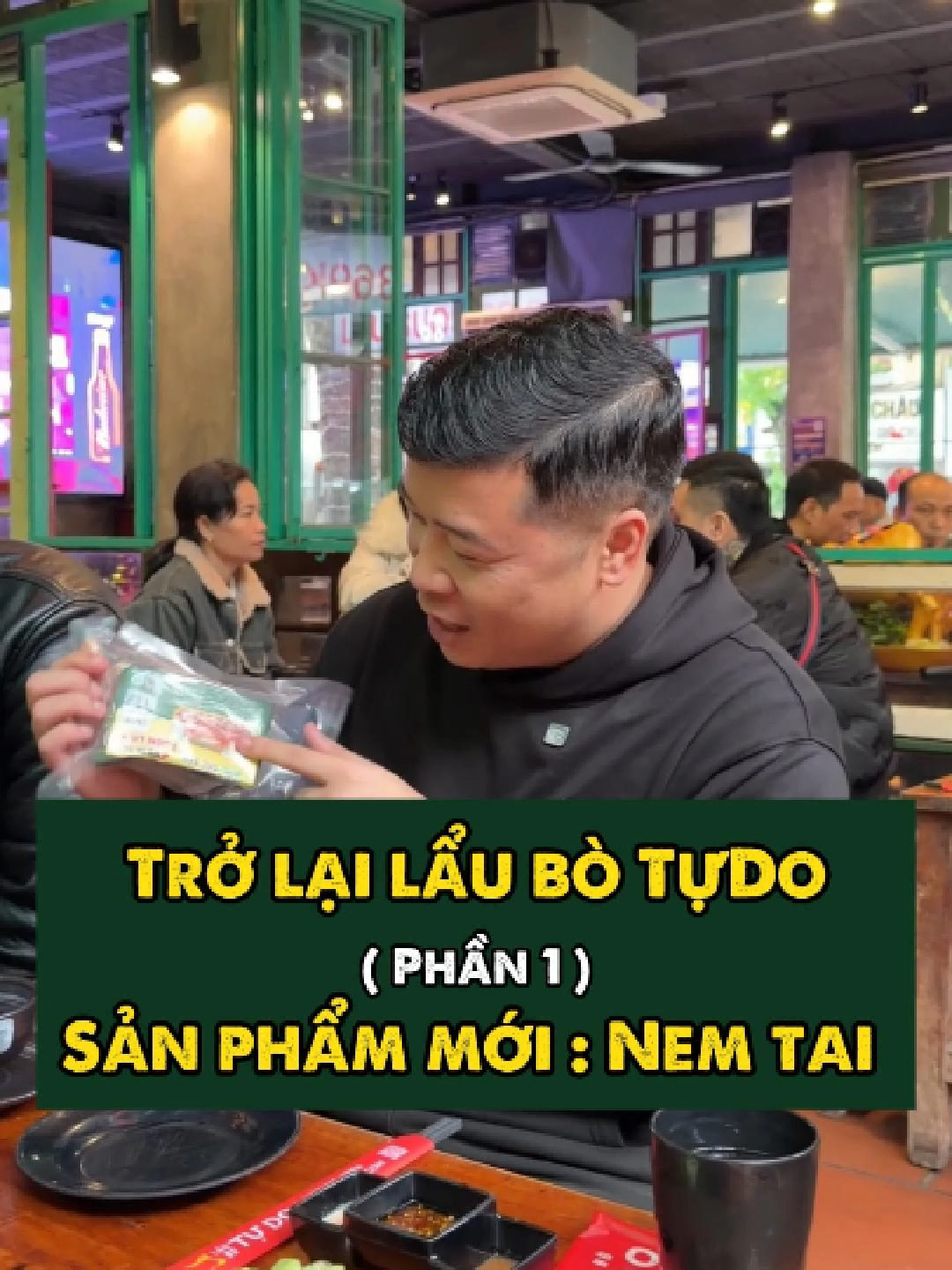 Trở lại Lẩu Bò Tự Do | Phần 1 | Sản phẩm mới: Nem tai #tuantudo #quannhautudo #vtmgr #LearnOnTikTok