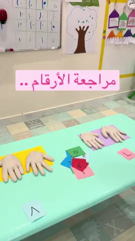 #روضة_علماء_المستقبل #اكسبلور #الأرقام#انشطة_رياض_الاطفال #مراجعة_الأرقام_عن_طريق_لعبة