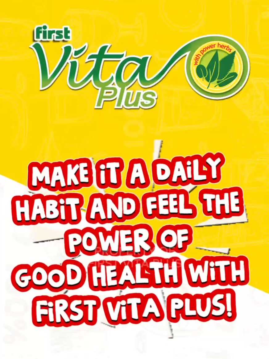 Starting the day right, powered by First Vita Plus! #healthy #fivepowerherbs #firstvitaplus 