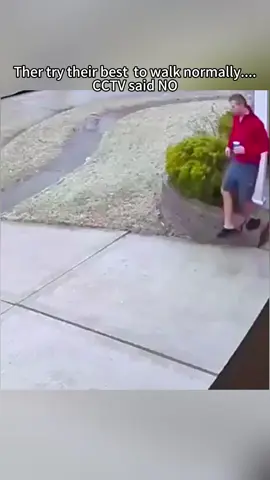 They try their best to walk normally…CCTV said No🤣#funnyvideos #failmoment #funnyvideos #cctv #fail 