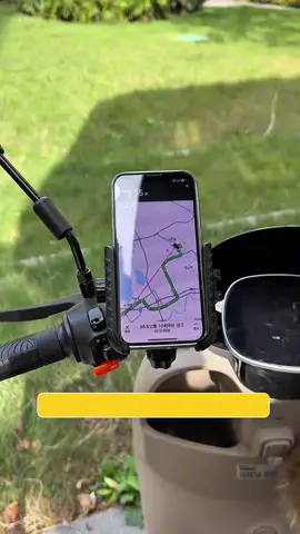 Giá đỡ điện thoại full kim loại gắn chân gương xe máy