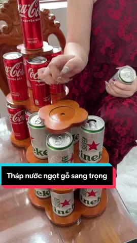 Tháp nước ngọt gỗ sang trọng #xuanchaumebeo #xuhuong #fyb #thapnuoctailoc #thapnuoc 