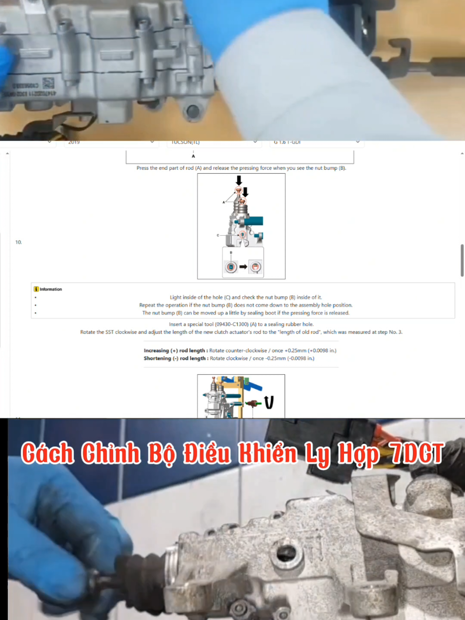 Cách reset bộ điều chỉnh ly hợp khi thay thế bộ ly hợp DCT trên các xe Huyndai. #garageotosaithanh #suachuahopsotudong #suachuaoto #dct #huyndai@Garage Ôtô Sài Thành 
