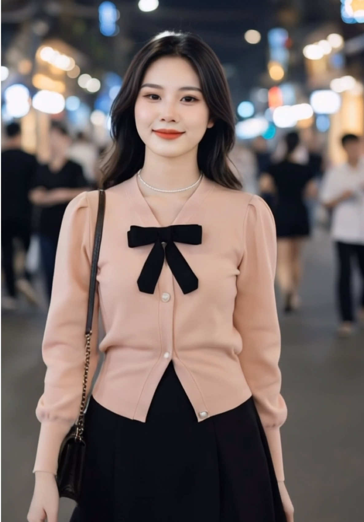 Set áo len tăm viền khuy vàng + chân váy nhung đen ✨ Sang xinh – tôn dáng – chuẩn nàng thơ hiện đại 💕 #xh #xuhuong #thoitrangnu #fyp #setaolentam  @Store Thời Trang Nữ 🌷  @Store Thời Trang Nữ 🌷  @Store Thời Trang Nữ 🌷 