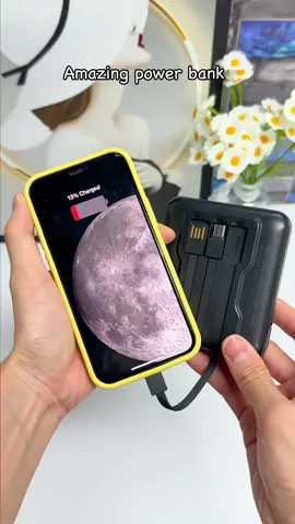 Wasn’t expecting much for the price but this is good. Lightweight and lots of wires attached 👍#TikTokMadeMeBuyIt #blackfriday #tiktokshopblackfriday #powerbank #fastcharging 