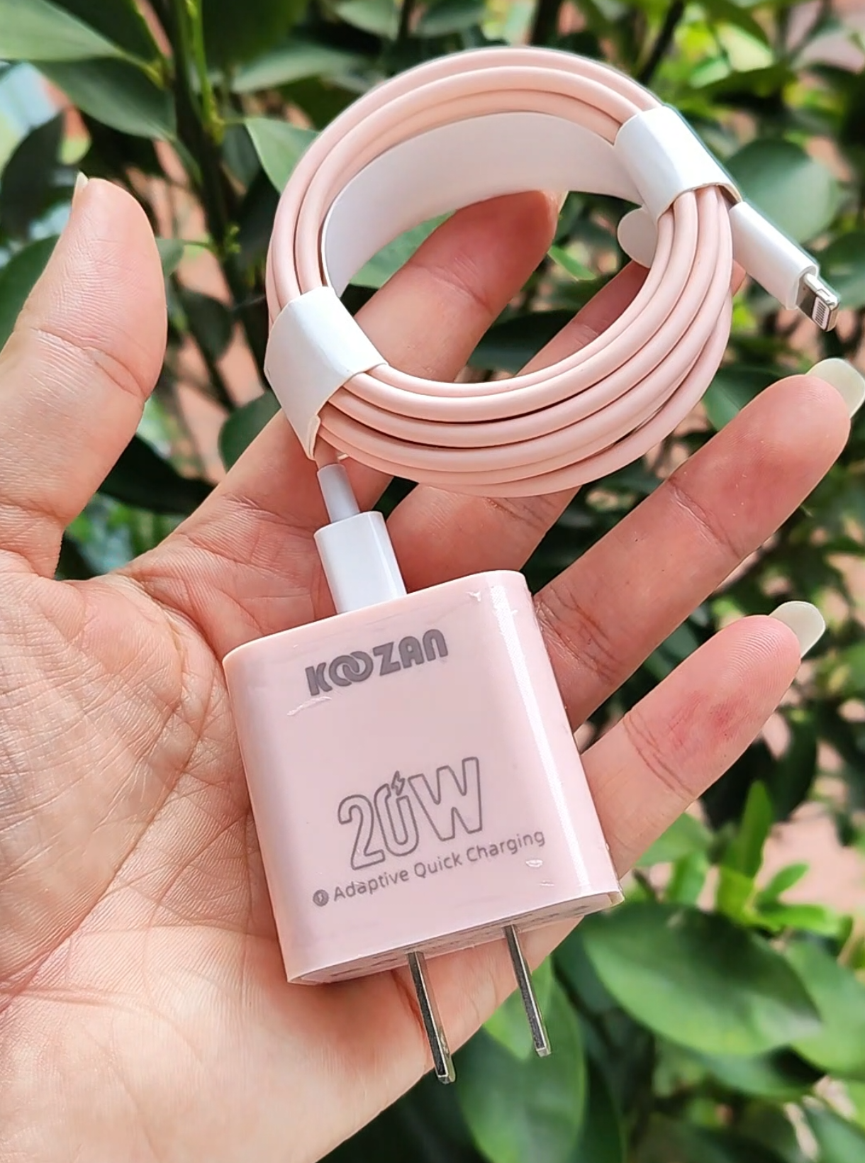 Bộ sạc nhanh koozan công xuất 20W dây dài 2m có nhiều màu tha hồ lựa chọn #sac20w #sacnhanh #iphone #xuhuong 