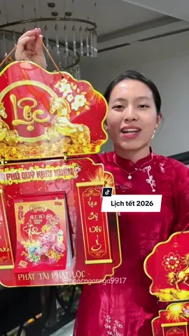 Trả lời @Đoàn Thị Cẩm Tú lịch Tết treo tường 2026 bằng gỗ tráng gương cao cấp #lichtet#lich2026#lichtreotuong#ngocngannga#nnnlichtet2026